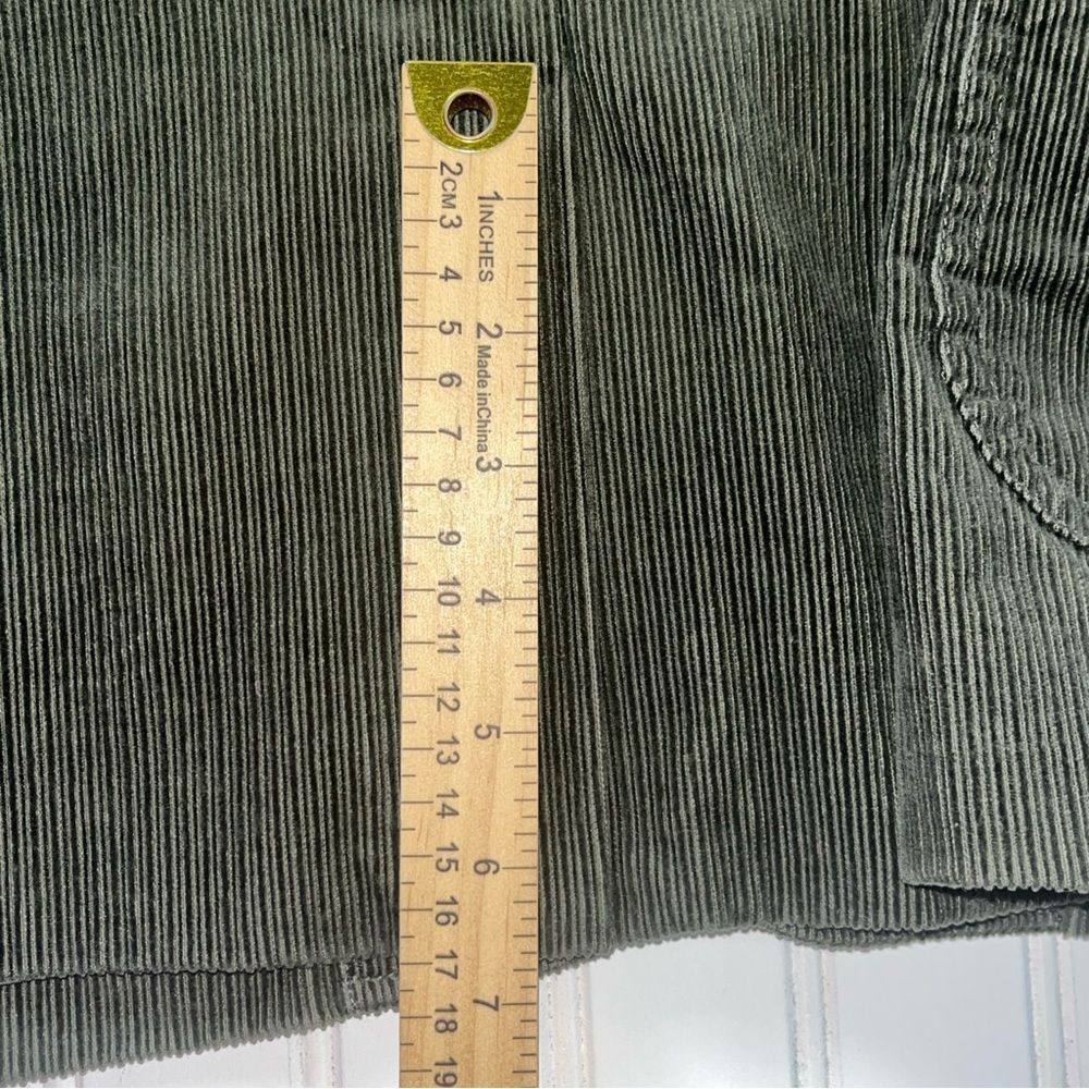 Guess Blazer Sports Jacket Corduroy Army Green Men's Size Medium Lined - Picture 8 of 10